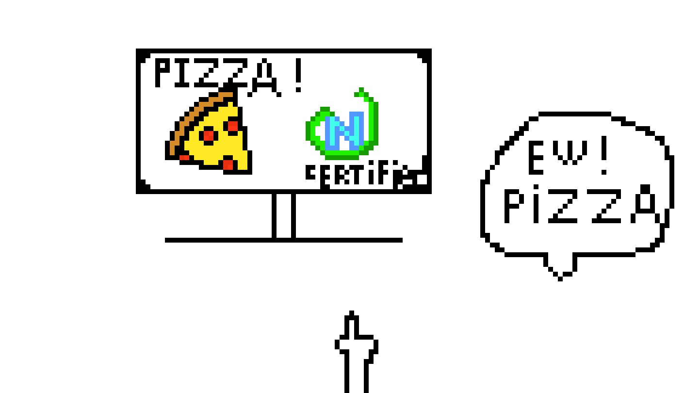 [81d8c4] Ew pizza