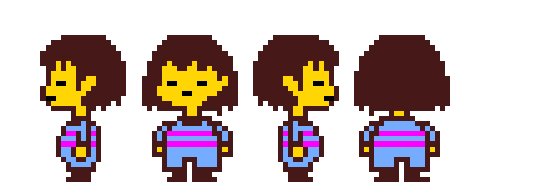 Frisk sprite sheet