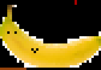 [b7db12] banana with face - amongus man 
