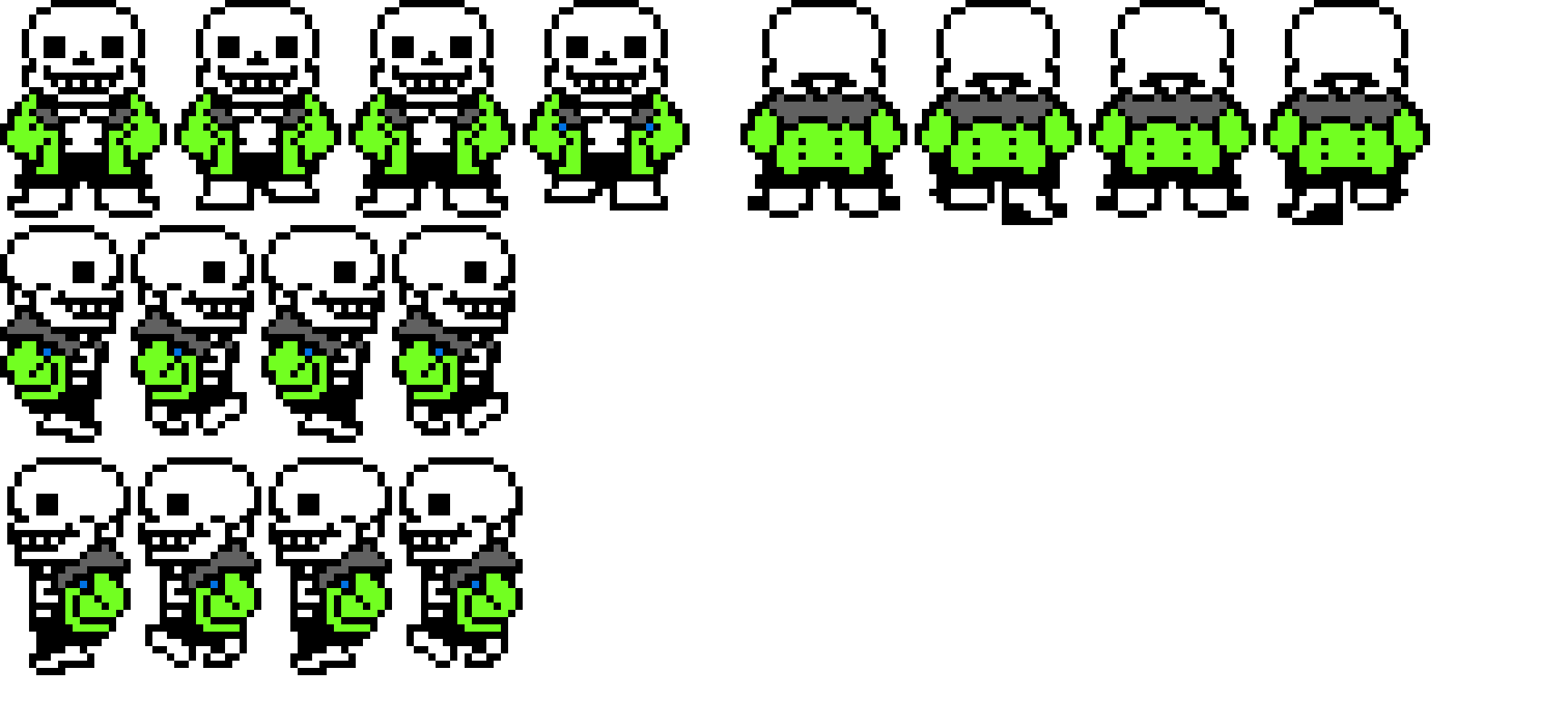 [9664c4] UnderTale - Sans Walking Sprite Sheet