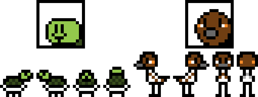 [9664c4] Sheldon And Dashi Overworld Sprites With Textbox Icons