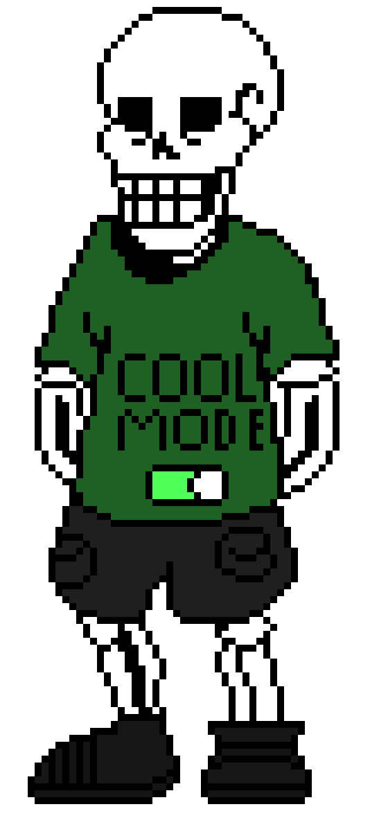 Hey i am back, i got some new clothes AND i am gonna update AG!revertswap sans sprite.