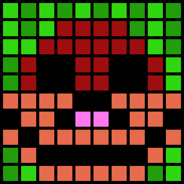 [ca5c6a] 10x10 grid