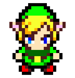 [6fbb46] Pixel Art: Link