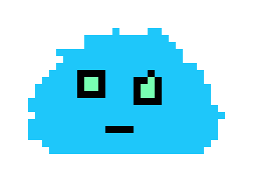 [bde7d8] Blue blob
