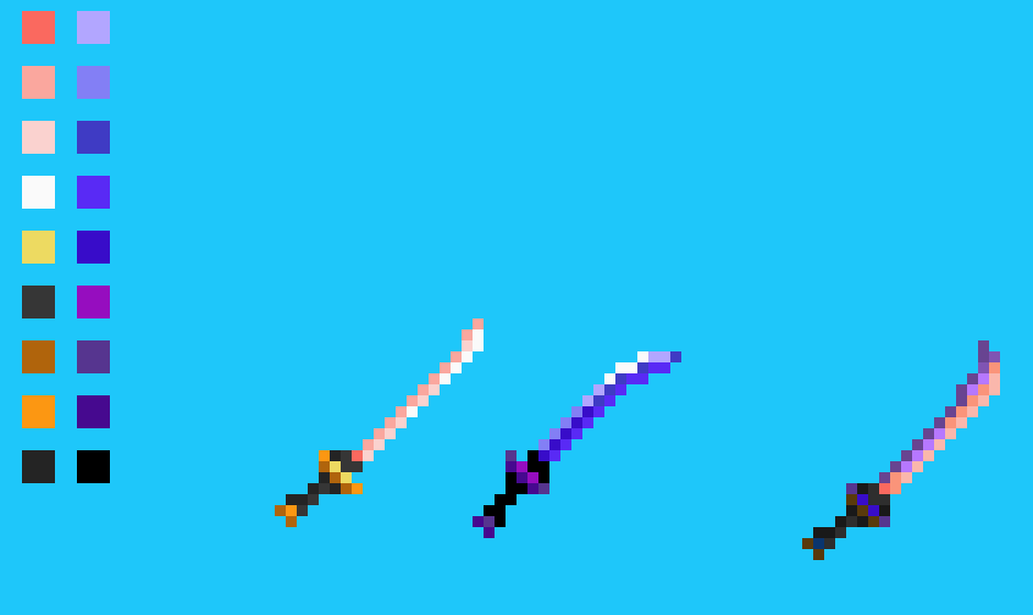 [e38c38] Dark katana and master katana