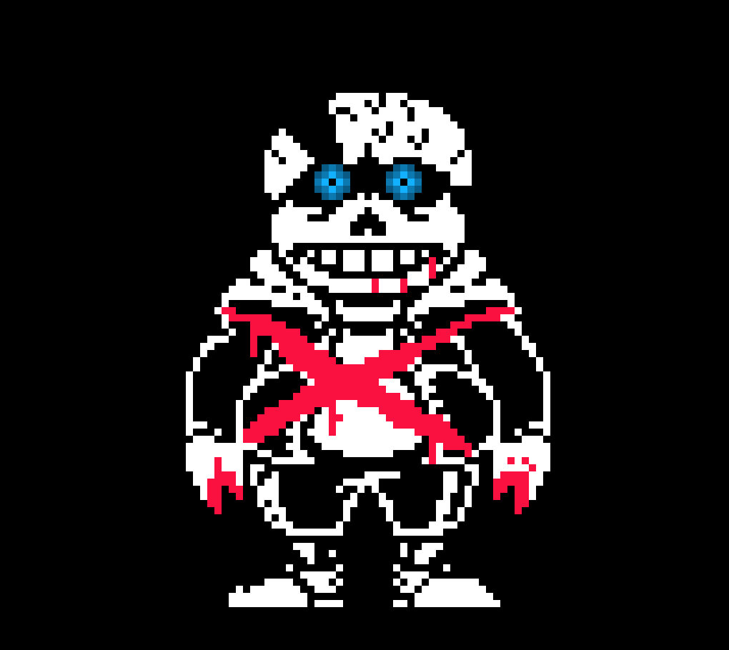 Hard Mode Last Breath Phase 4 sans(My Take)