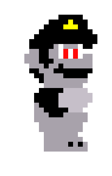 [9664c4] 16-Bit Mario Robot- angry