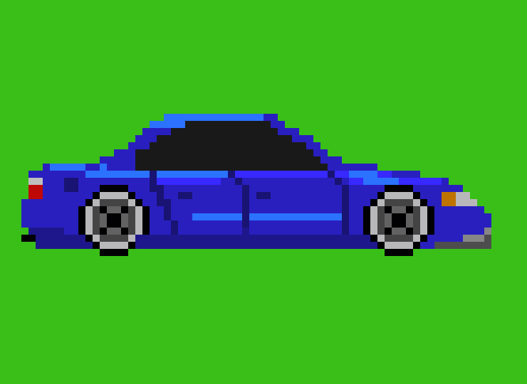 [242f5f] Blue Car