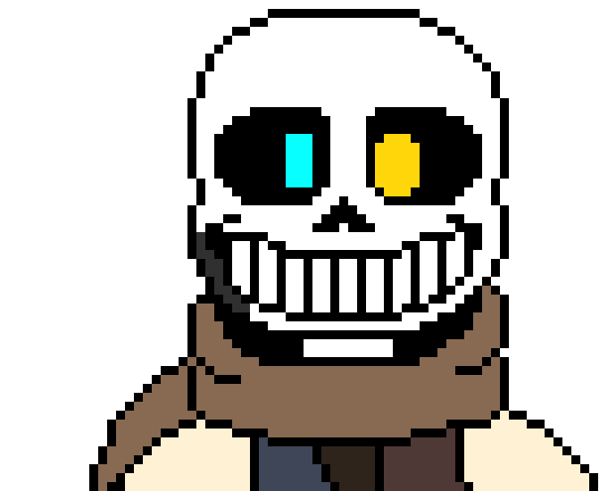 [b9de0d] ......agh..back to normal. also...whos the short goat? - ink sans
