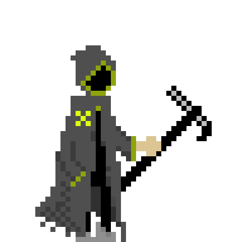 Hey, uh found this... Looks like a Grim, guy.... T?...