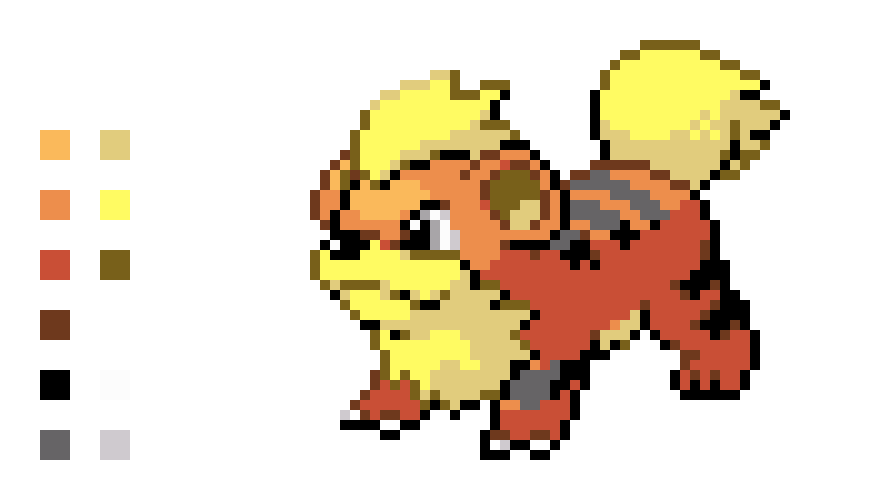 [9664c4] Growlithe sprite