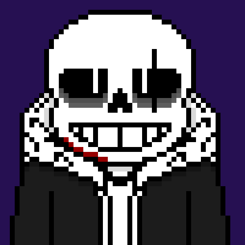 [b63bdb] *grabs Terror by the face and inspects the side of his skull that's cracked* ..... what the hell did Delete do to you this time? or let me guess, that freak Terror did it