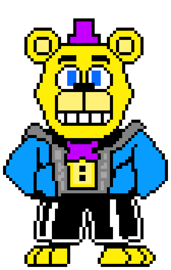 FNaFtale FredBear Colour again