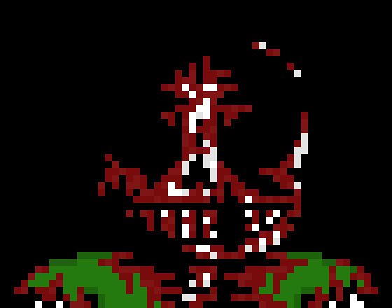 [0fe767] Ghhh... S-stop... Theres no need, p-plus im not YOUR puppet, you m-might want to l-look behind y-you *Points to Hysteria who is right behind him