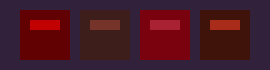 [feedc2] [Century] [First color is normal blood, like a normal biological life, Andreas and Ekusukariba are the only ones able to mimic this and keep a similar structure, 2nd one being desaturated because of the mix of chemicals that circulate through brahxes, 3rd one is what circulates inside of true natives of the areas near eternalset, high in manganese and metals, also is transparent when unoxygenated, last one is just calibur's old blood that shouldnt be that color, but is]