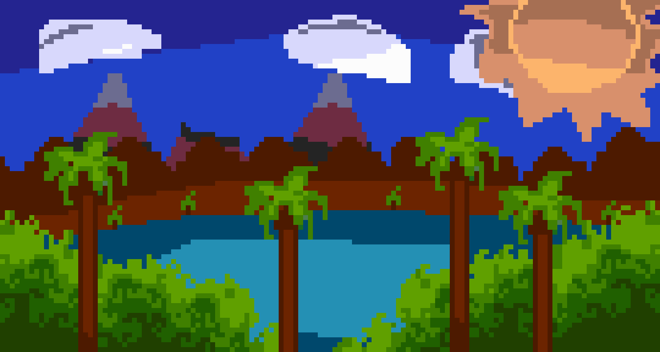 [b7ae32] Green Hill! [Act 1] [Locked Genesis] X33 [Background! (Remake) 