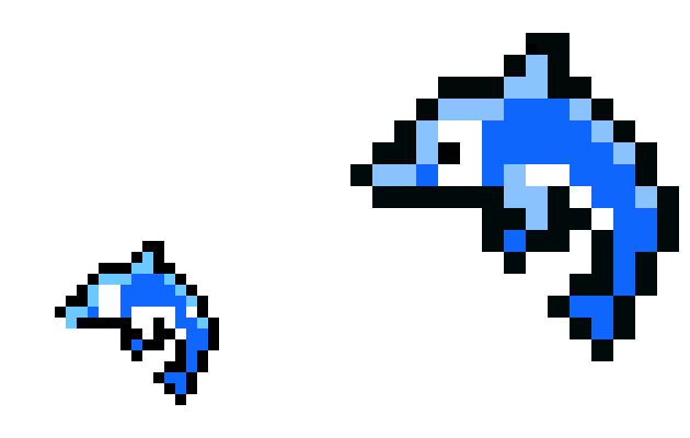 dolphin pixel