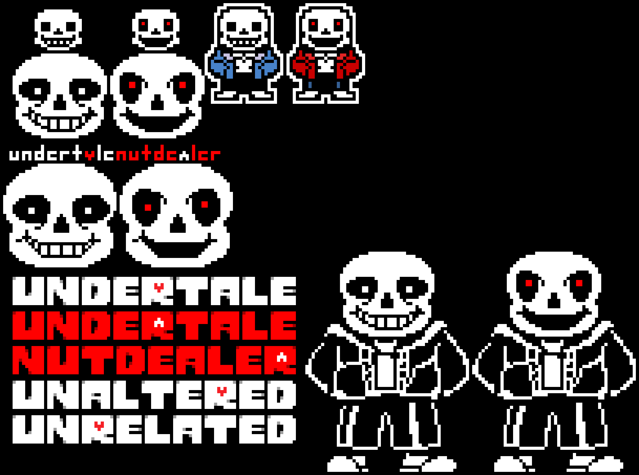 [d4f528] sans and co. 4 (full battlesprites as well)