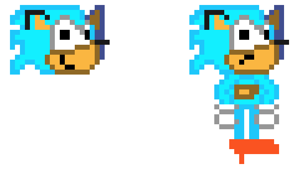 [773318] Classic Sonic Life Icon + waiting
