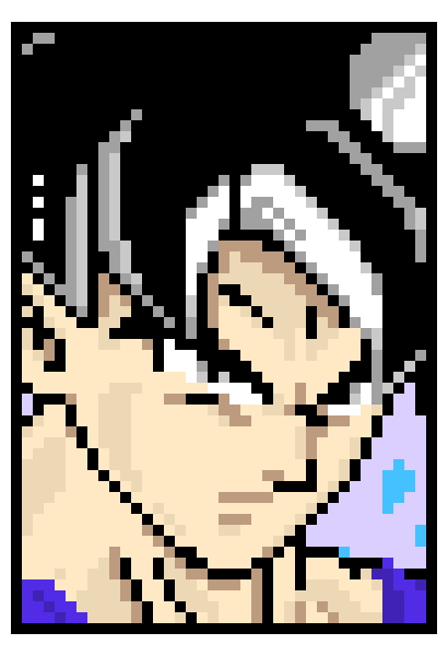 [a662d6] Ultra Instinct -Sign- Son Goku Head Picture