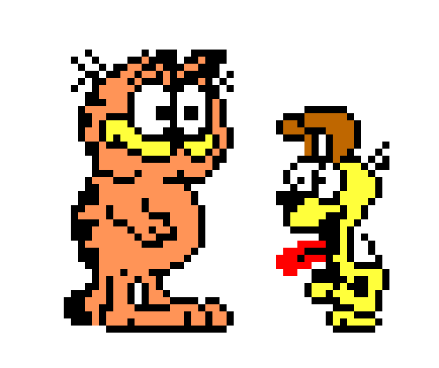 [c41ccc] Garfield and Odie