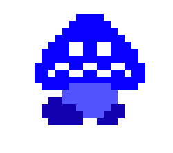 [3e8103] (Blue Pac-Man) Ghost Goomba