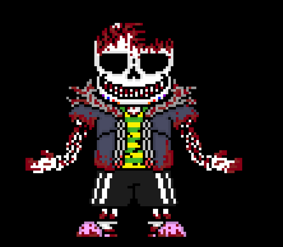 [84ce04]  *grabs papyrus* heh sansy, im gunna flip a coin *Summon coin* heads = i decapitate him and tails is that i make both of you melt *Flips the coin* heh