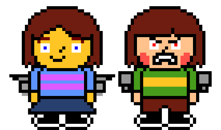 [9664c4] Undertale: Multiverse Frisk and Chara