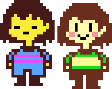 [9664c4] Frisk & Chara
