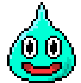 [5b2f3e] -Dragon Quest slimes appear-