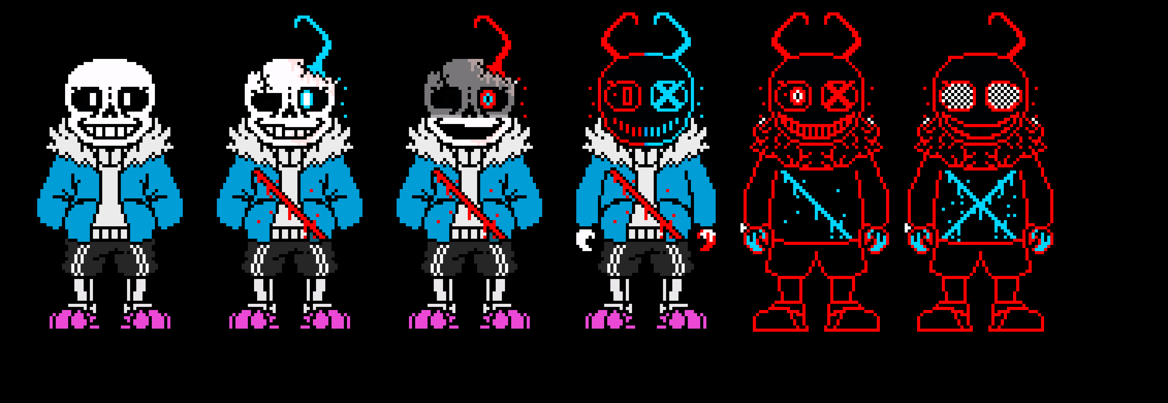 [8e9d16] UT Corrupted: Sans 1-6