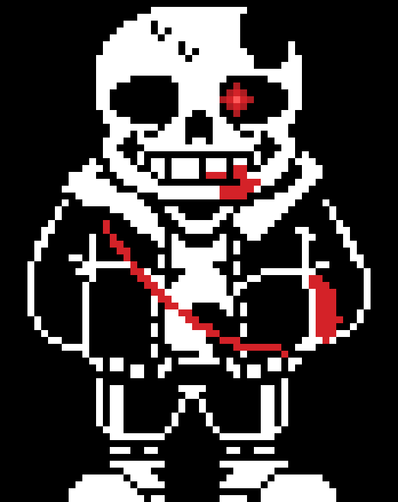 [2d73ea] Horrortale Last Starvation Sans Sprite phase 2