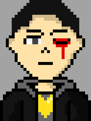 [90896a] *He has little to no time to react to Boarder being stabbed before being stabbed in the eye himself.* (If you're acknowledging it, I will too.) *HP 10/15. He stands up, summons the reaper scythe and turns around.* Alright, Chey, that's quite enou-- And she's gone. Great.