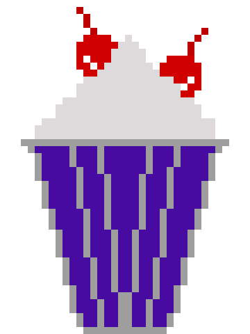 [9664c4] Pac man blueberry float