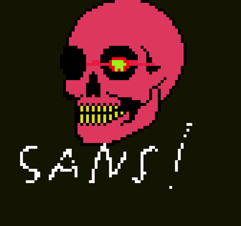 [63ceb7] When sans cracks another pun