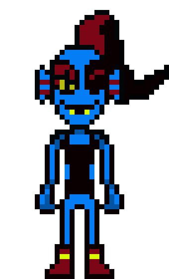 undyne pixel art