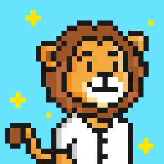 [e17a59] Pixel Lion