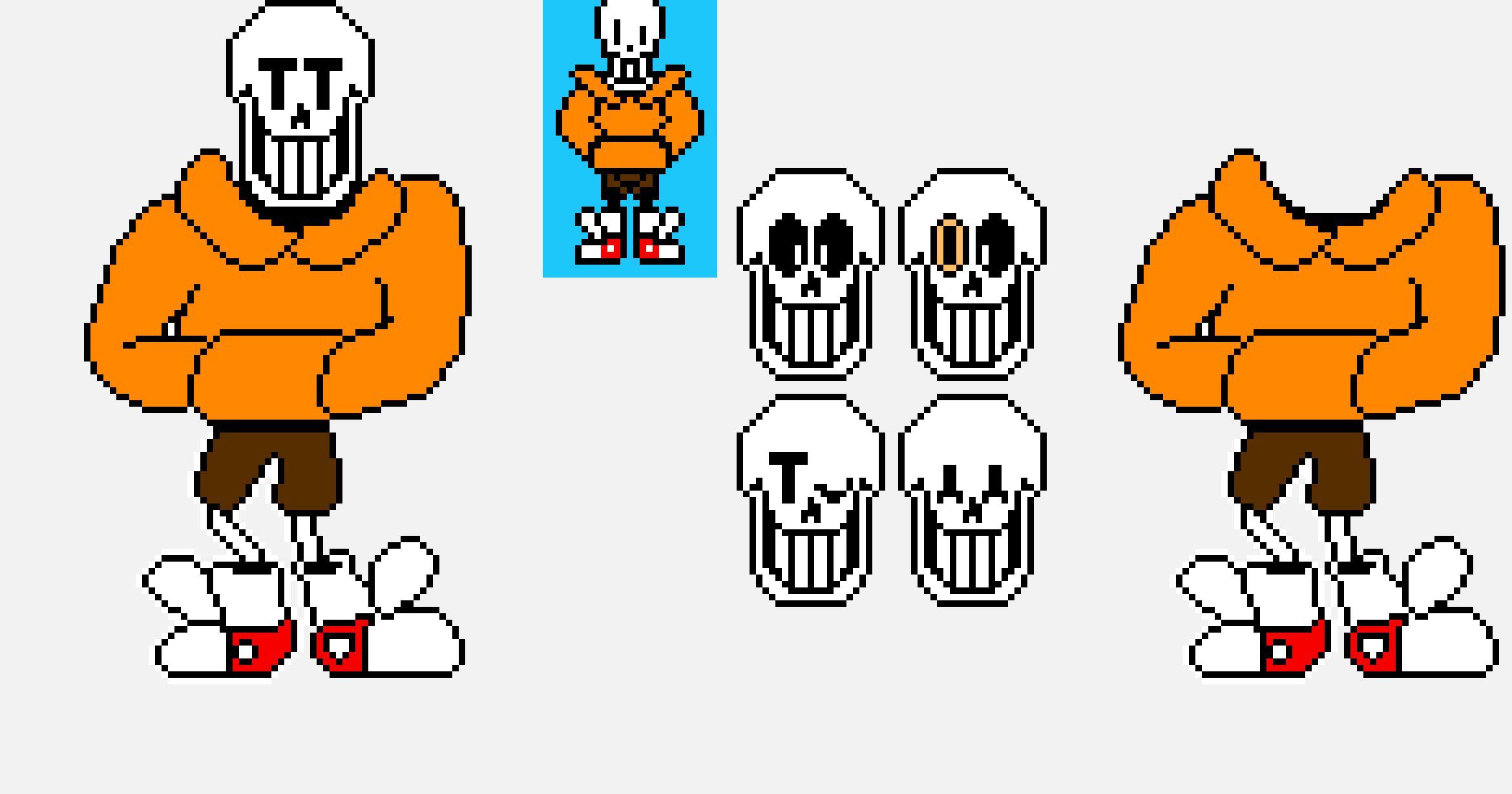 underswap papyrus sprite v.2(isaac)more sprites