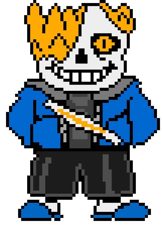 [9664c4] OtherTale Sans Orange Flame