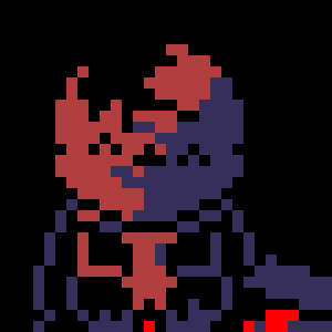 [7ce906] *(it flashed slightly red-ish.) -HorrorTale Sans