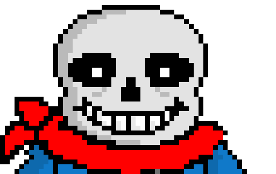 then make an frickin sans with an papyrus scarf then