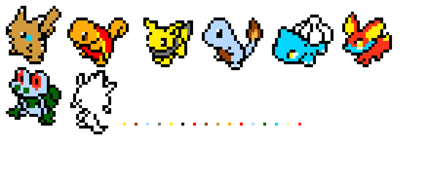 [a36a8f] Pokemon Pixel Art