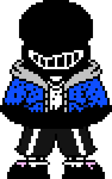 [5bbe73] Dustdustdust Sans Sprite without hood