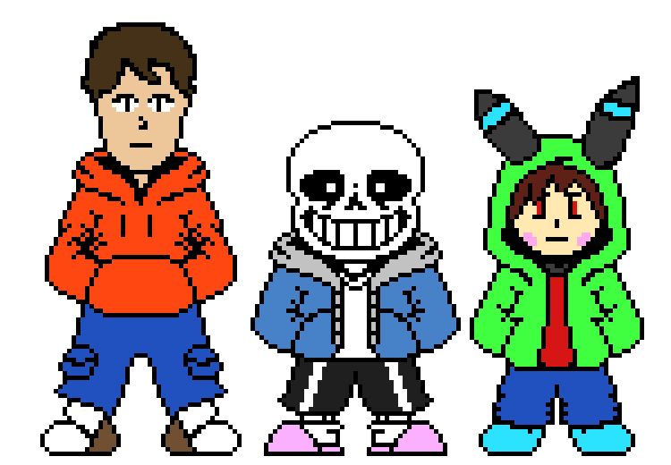 [4c05cf] Bad Time Trio kimo sans keileo