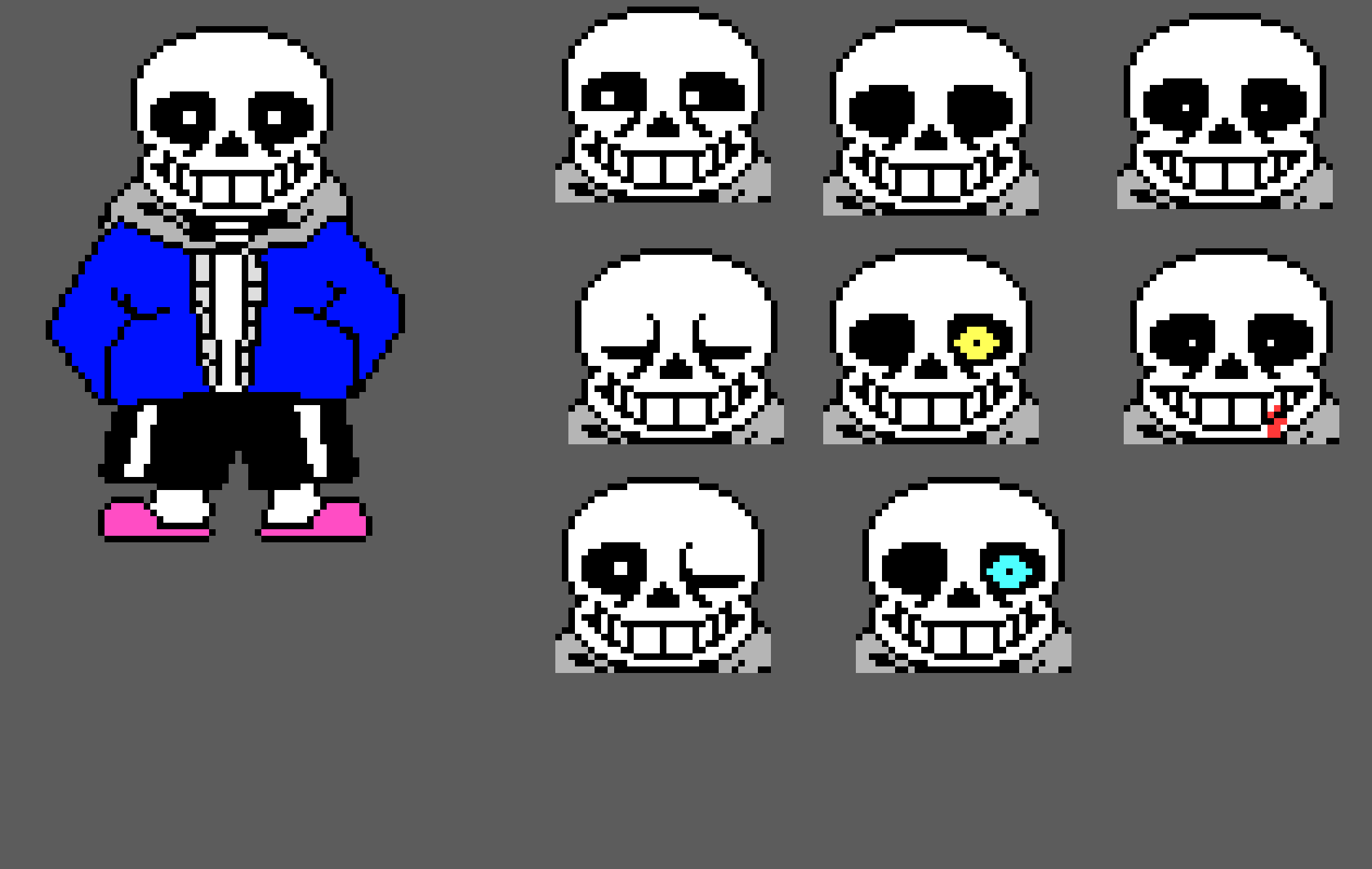 (Sans Expressions 2 by Bill 1)