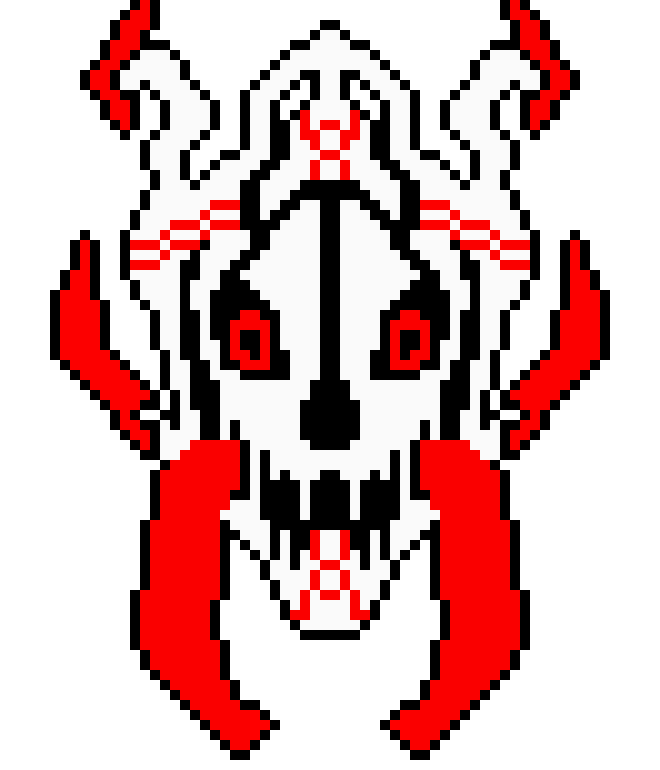 red gaster Blaster