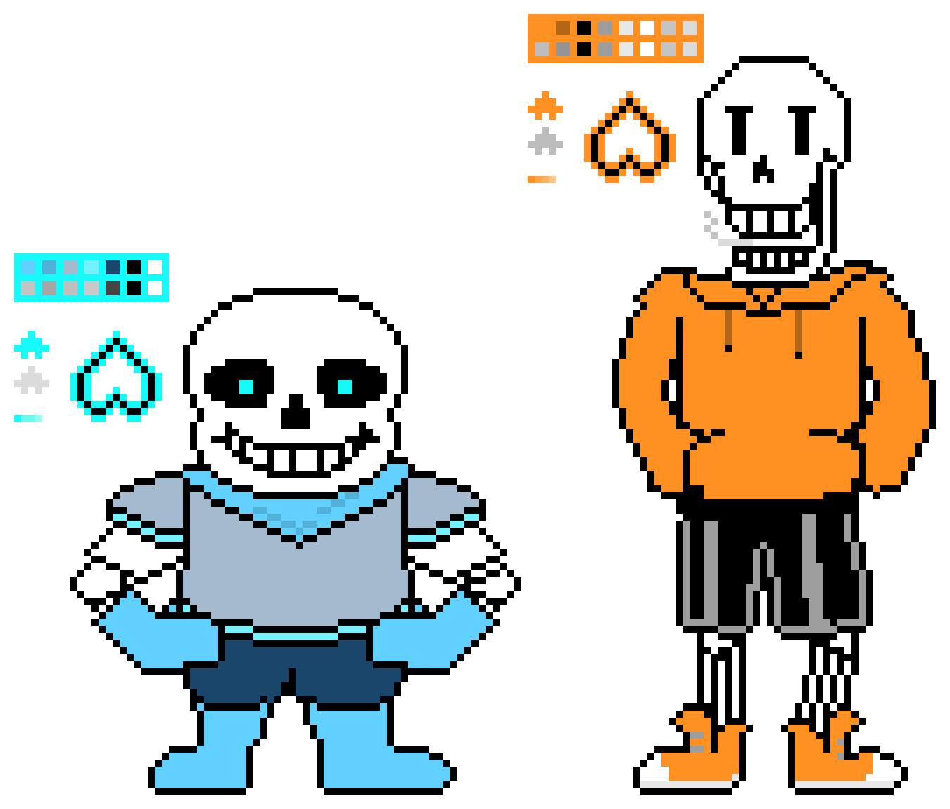 Underswap Sans and Papyrus
