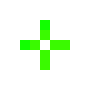 [b9d060] green crosshair