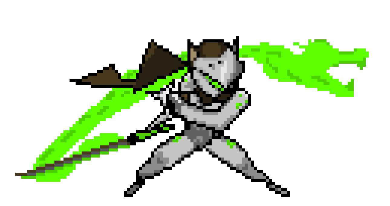 [9664c4] Genji Pixel Art